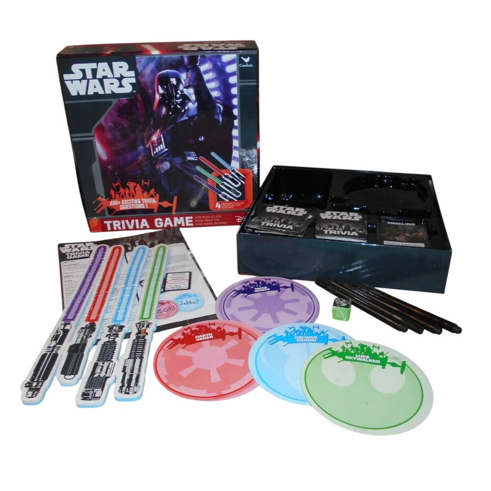 2015 Star Wars Trivia Game Cardinal Games #18801 Complete